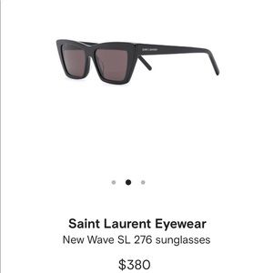 Saint Laurent cat eye sunglasses